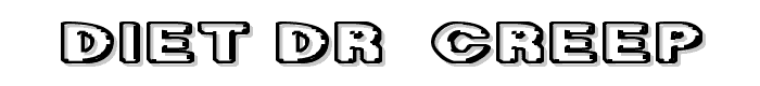 Diet Dr. Creep font